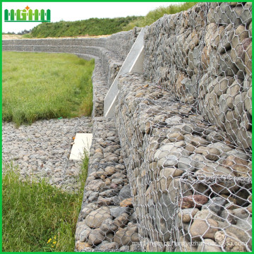 Parede de gabion de malha de arame decorativo de baixo custo com alta qualidade